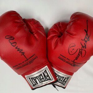 Sugar Ray Leonard Signed Boxing Gloves